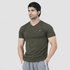 Tf-Premium Olive Muscle Fit V-Neck Prime Tee