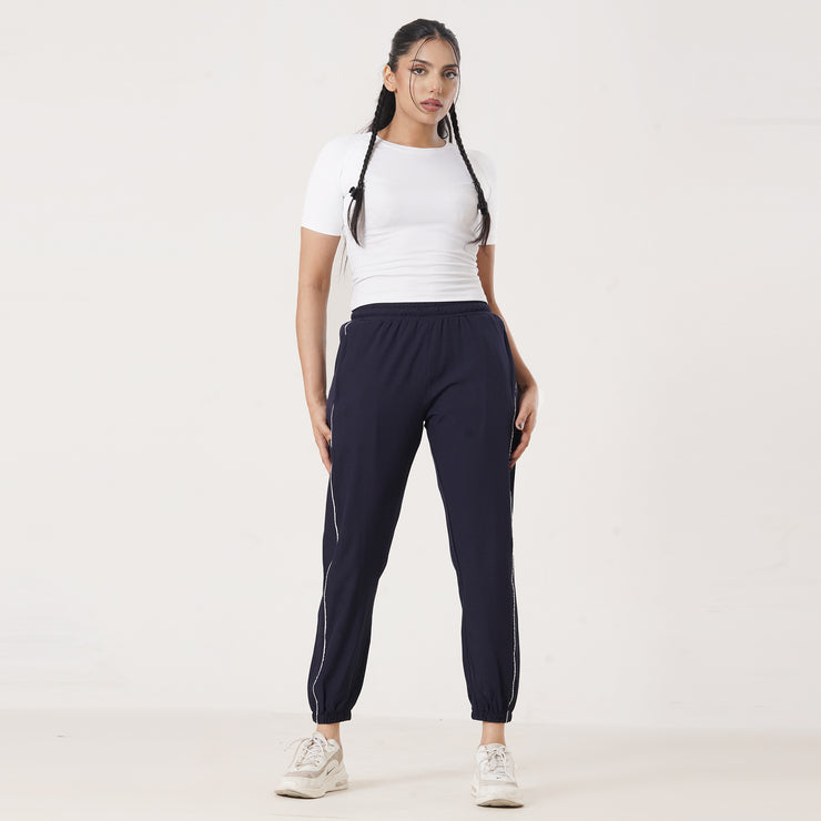 Tf-Premium Navy Double Piping Micro Bottoms