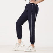 Tf-Premium Navy Double Piping Micro Bottoms