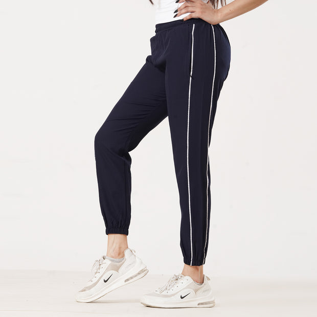 Tf-Premium Navy Double Piping Micro Bottoms