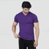 Tf-Premium Purple Muscle Fit V-Neck Prime Tee