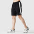 Tf-Black Basic Micro Premium Shorts With White Panel