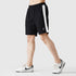 Tf-Black Basic Micro Premium Shorts With White Panel