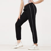 Tf-Premium Black Double Piping Micro Bottoms