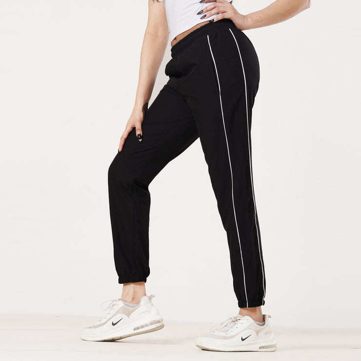 Tf-Premium Black Double Piping Micro Bottoms