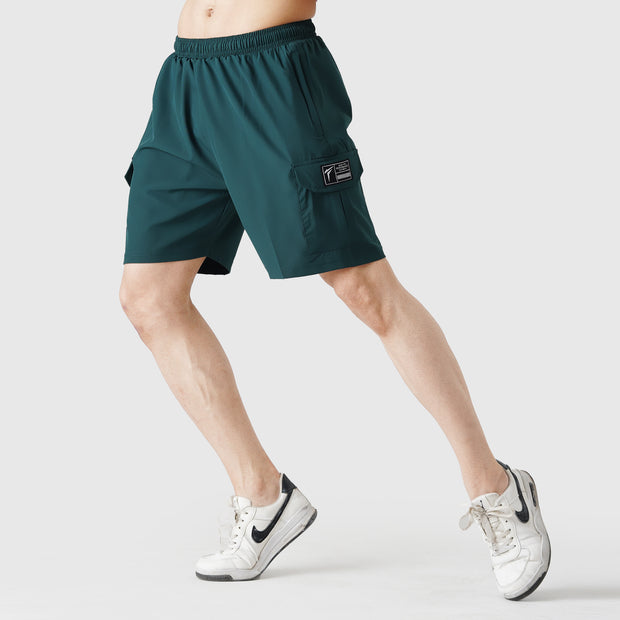 Tf-Dark Green Training Micro Cargo Shorts