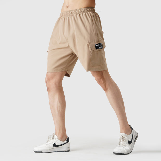 Tf-Beige Training Micro Cargo Shorts