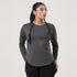 Tf-Premium Charcoal Full Sleeve Women Mesh Tee
