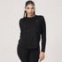 Tf-Premium Black Full Sleeve Women Mesh Tee