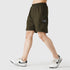 Tf-Olive Green Training Micro Cargo Shorts