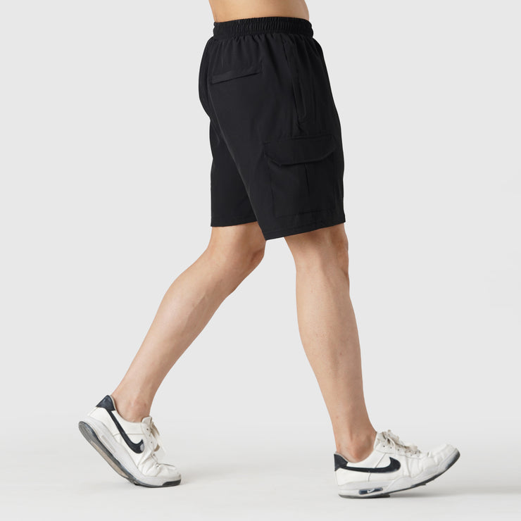 Tf-Black Training Micro Cargo Shorts