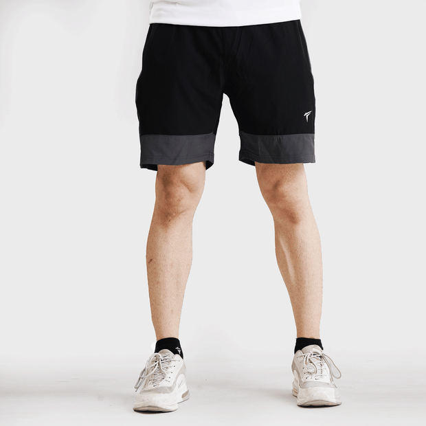 Tf-Black AERO Training Micro Shorts With Grey Panels