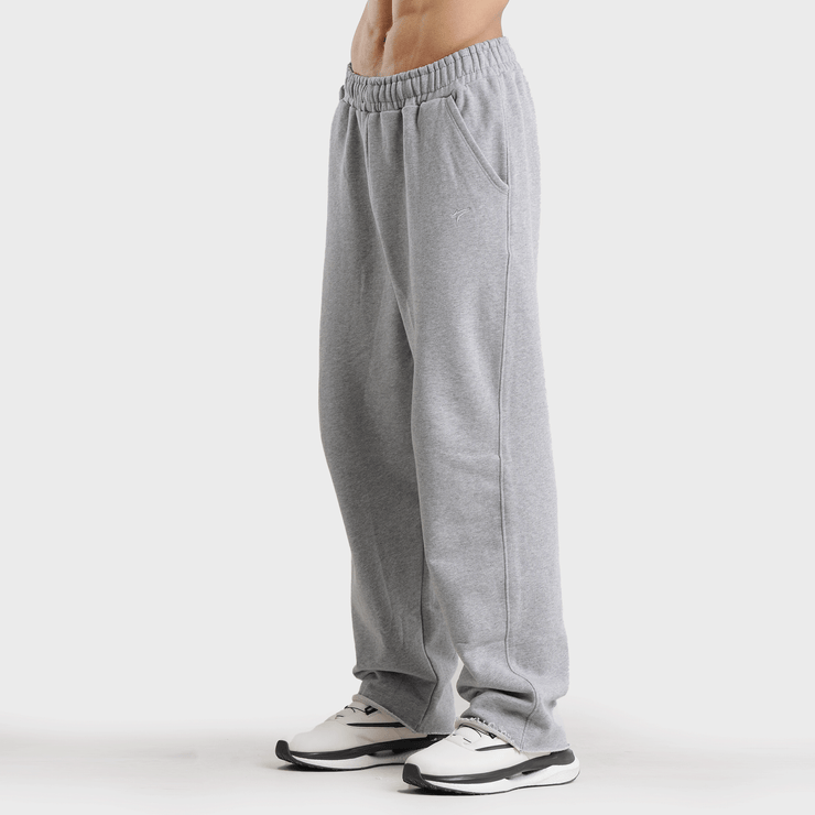 Tf-Grey Heavy GSM Terry Flow Bottoms