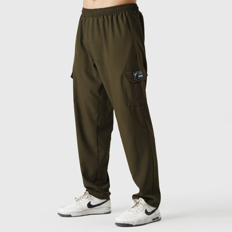 Tf-Premium Olive Green Baggy Cargo Bottoms