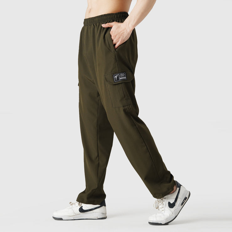 Tf-Premium Olive Green Baggy Cargo Bottoms
