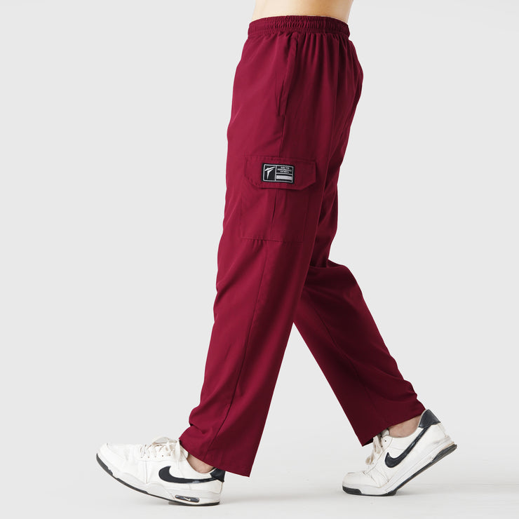 Tf-Premium Maroon Baggy Cargo Bottoms
