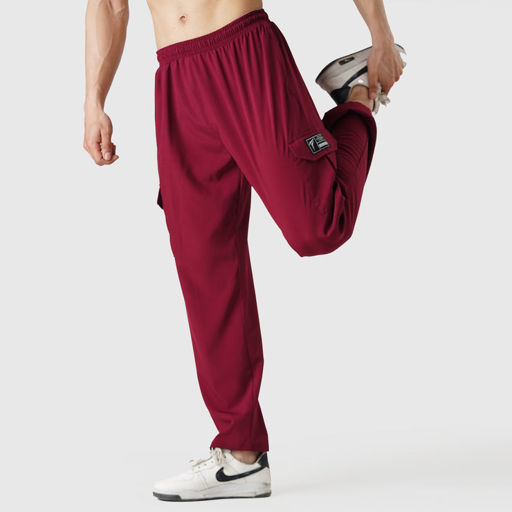 Tf-Premium Maroon Baggy Cargo Bottoms