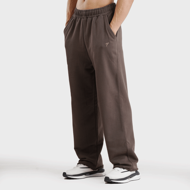 Tf-Stone Brown Heavy GSM Terry Flow Bottoms