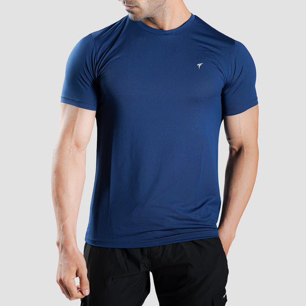 Tf-Imperial Blue Ultra Stretch Mesh Tee