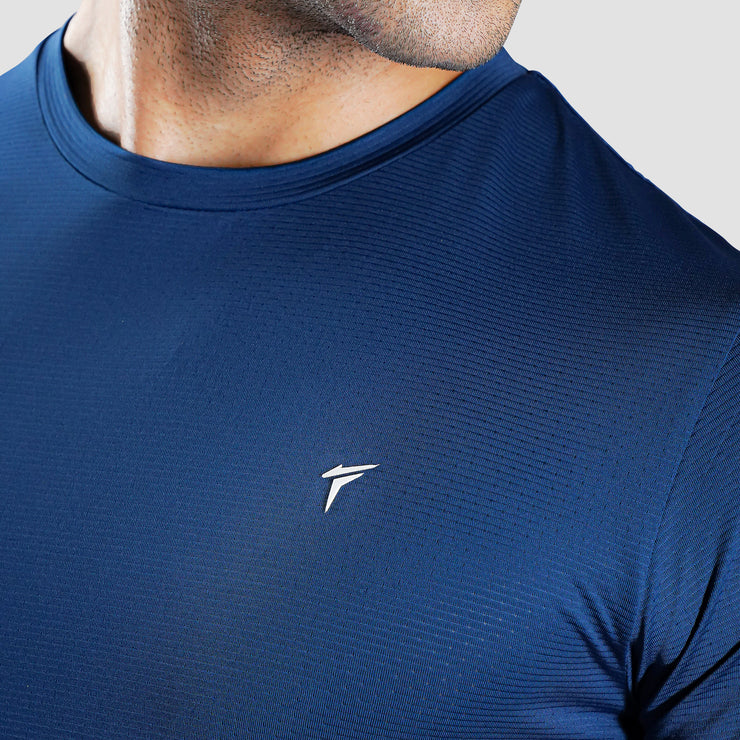 Tf-Imperial Blue Ultra Stretch Mesh Tee
