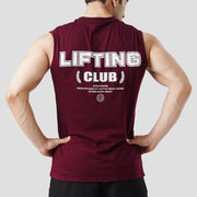 Tf-Maroon Lifting Club Sleeveless Top