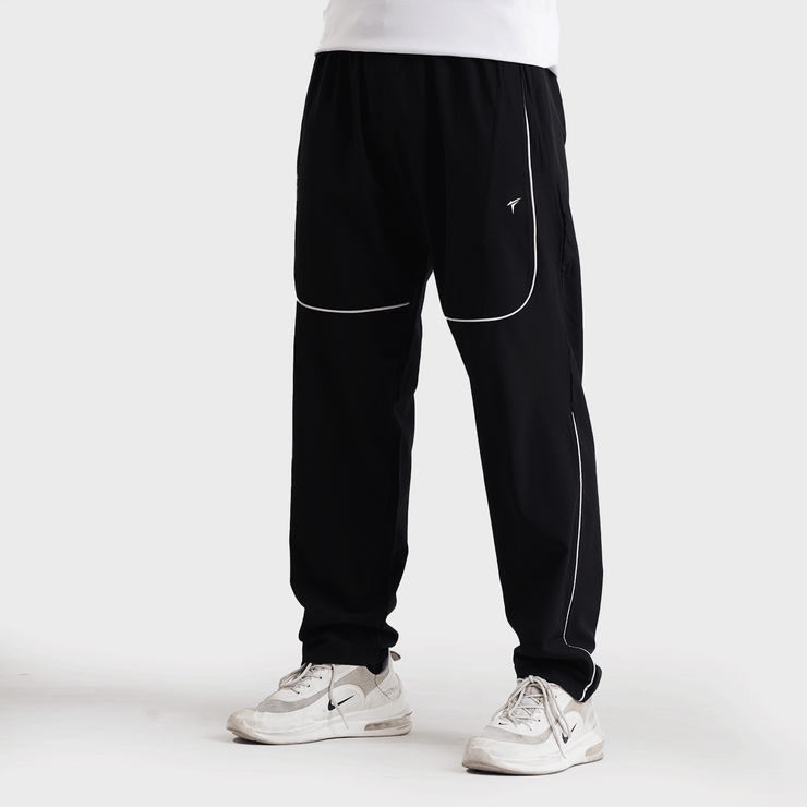 Tf-Premium Black Cross Piping Signature Series Bottoms