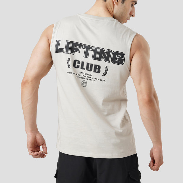 Tf-Sand Beige Lifting Club Sleeveless Top