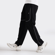 Tf-Premium Black Cross Piping Signature Series Bottoms