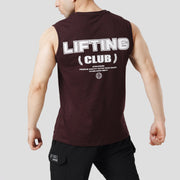Tf-Dark Brown Lifting Club Sleeveless Top