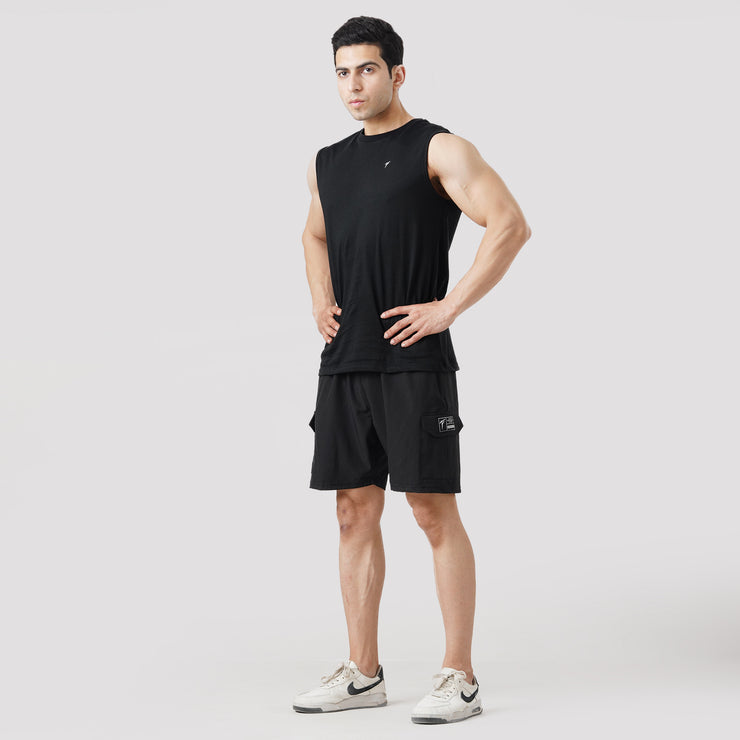 Tf-Black Lifting Club Sleeveless Top