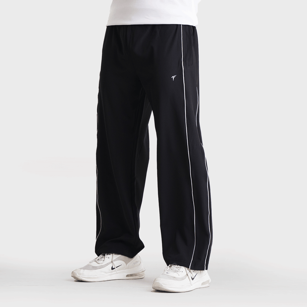 Tf-Premium Black Double Piping Micro Training Bottoms
