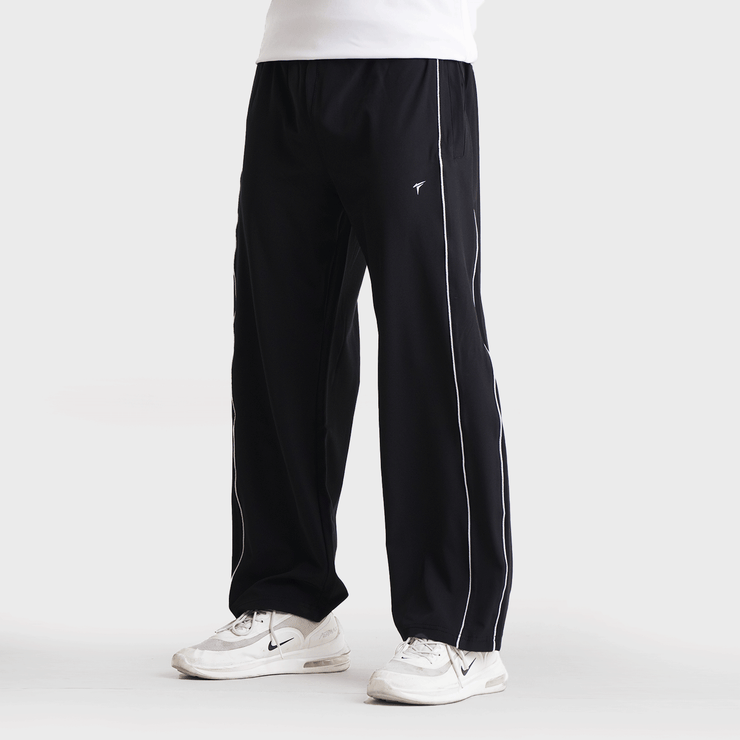 Tf-Premium Black Double Piping Micro Training Bottoms
