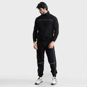 Tf-Premium Black Running Piping Jacket V2.O