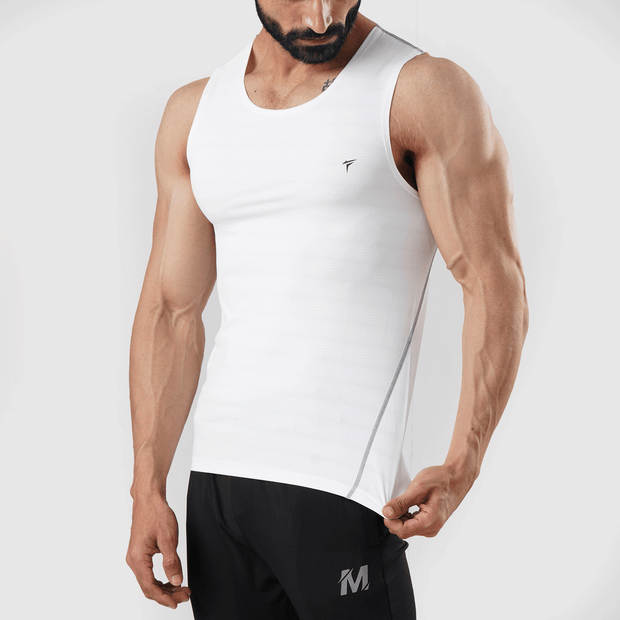 Tf-Premium White Power Compression Tank