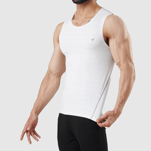 Tf-Premium White Power Compression Tank