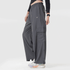 Tf-Premium Grey Wide Leg Cargo Women Bottoms