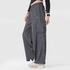 Tf-Premium Grey Wide Leg Cargo Women Bottoms