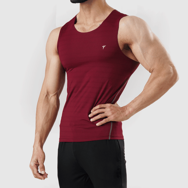Tf-Premium Maroon Power Compression Tank