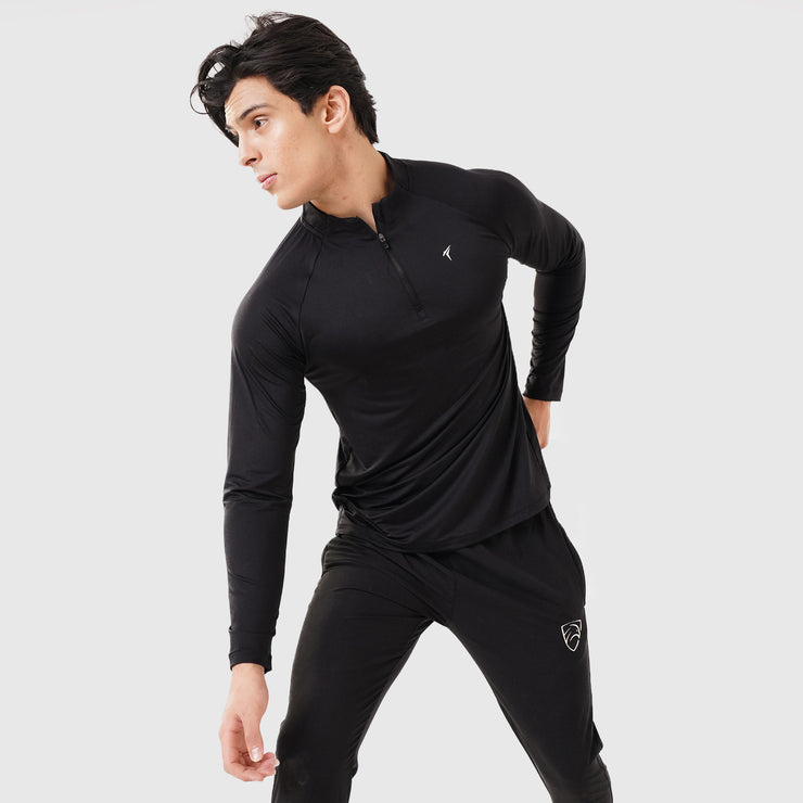 Tf-Premium Black Force Zipper Top