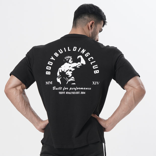 Tf-Black Bodybuilding Club Tee