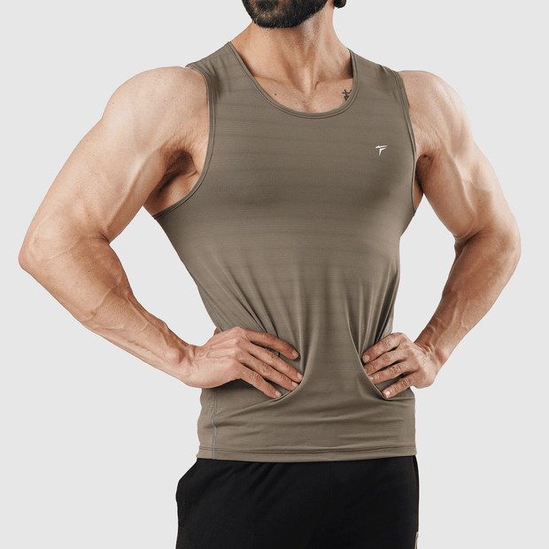 Tf-Premium Khaki Power Compression Tank