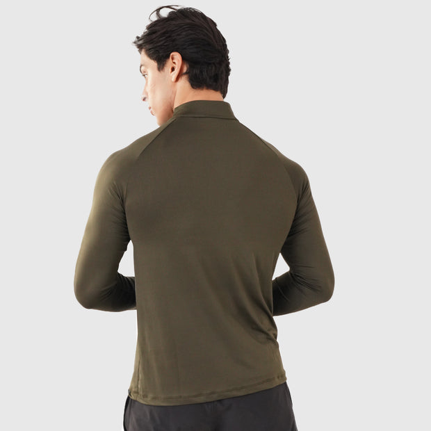 Tf-Premium Olive Force Zipper Top