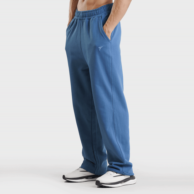 Tf-Denim Blue Heavy GSM Terry Flow Bottoms