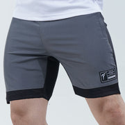 Tf-Grey/Black Micro Interlock Training Shorts