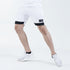Tf-White Micro Interlock Training Shorts