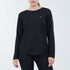 Tf-Black Full Sleeve Women Mesh Performance Tee