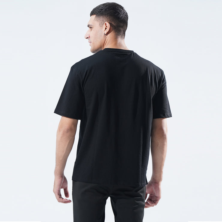 Tf-Black Oversize Premium Lycra Tee