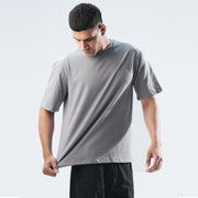 Tf-Grey Oversize Premium Lycra Tee