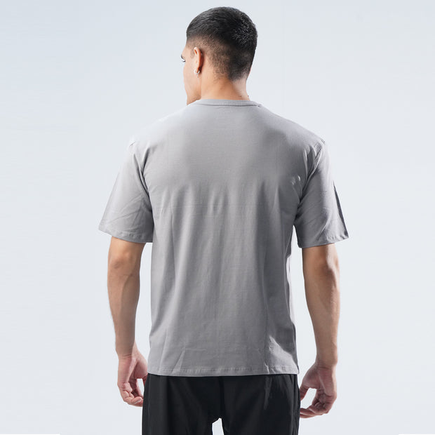 Tf-Grey Oversize Premium Lycra Tee