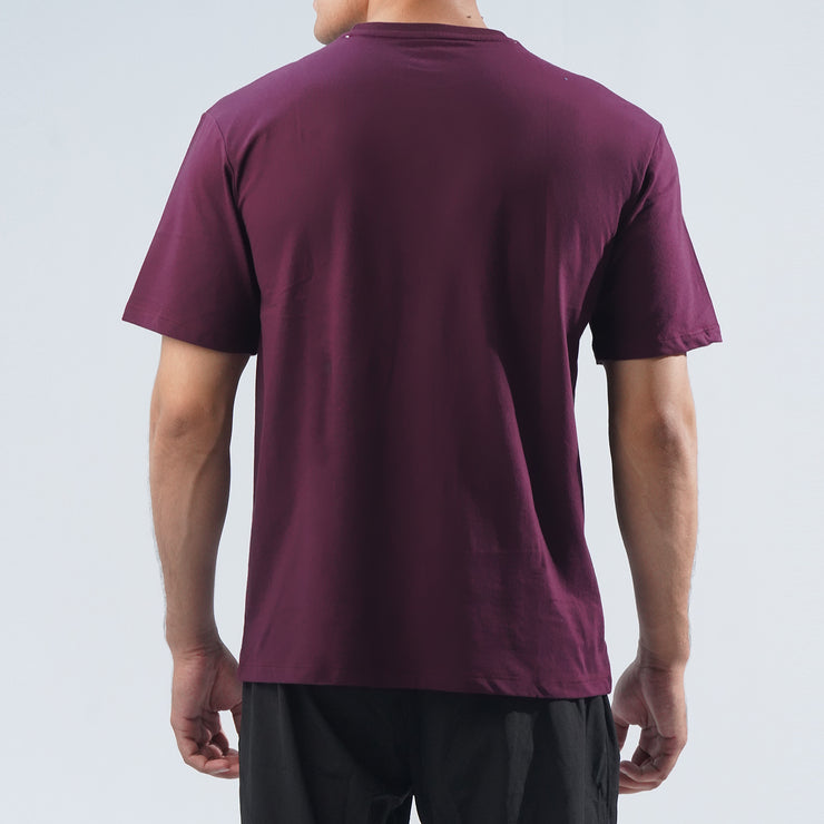 Tf-Maroon Oversize Tee